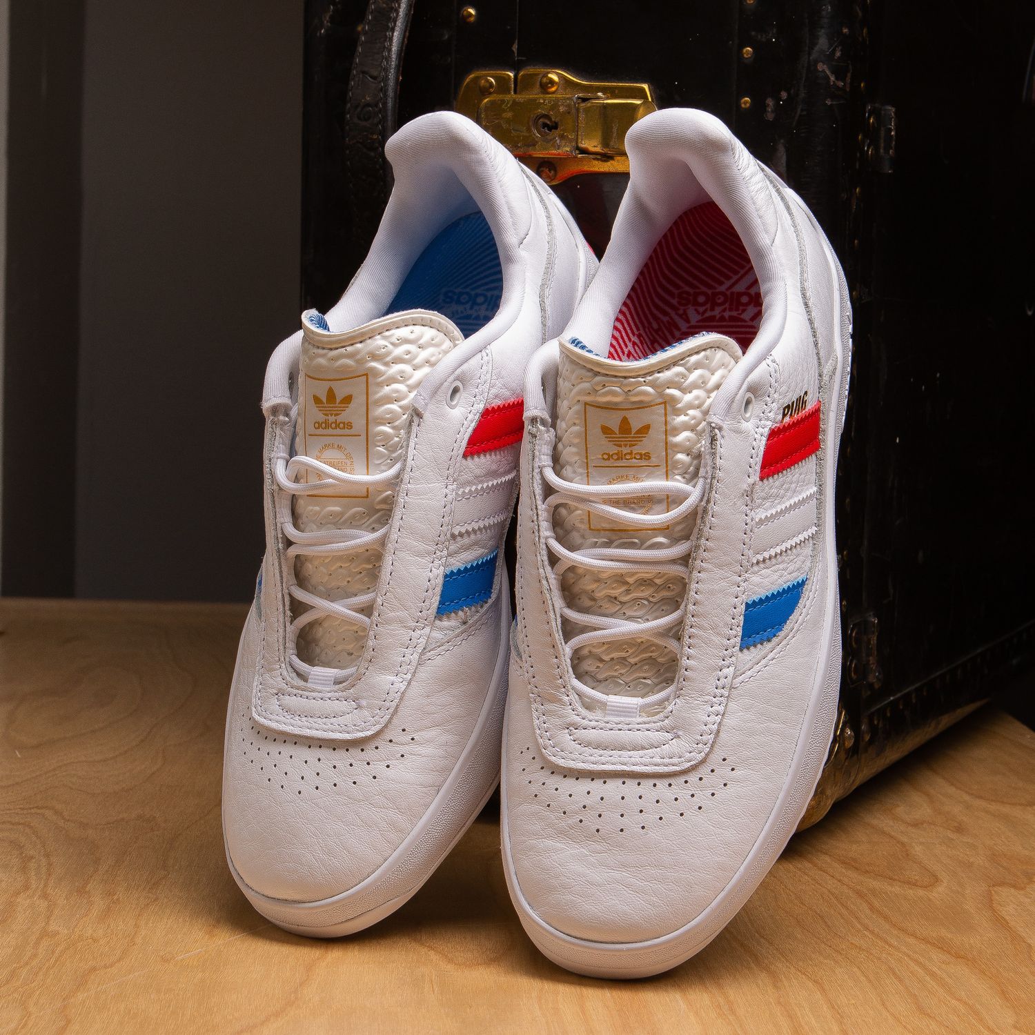 adidas puig white blue red