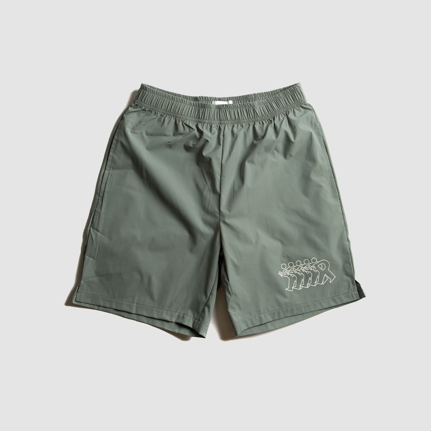 Runnin' Man Nylon Shorts Sage