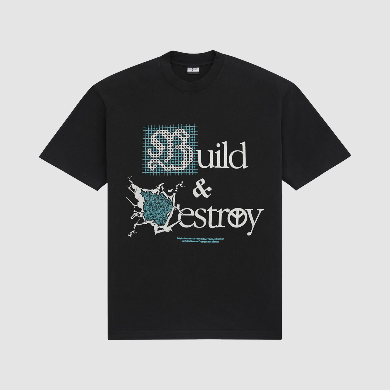 Build &amp; Destroy Tee Black