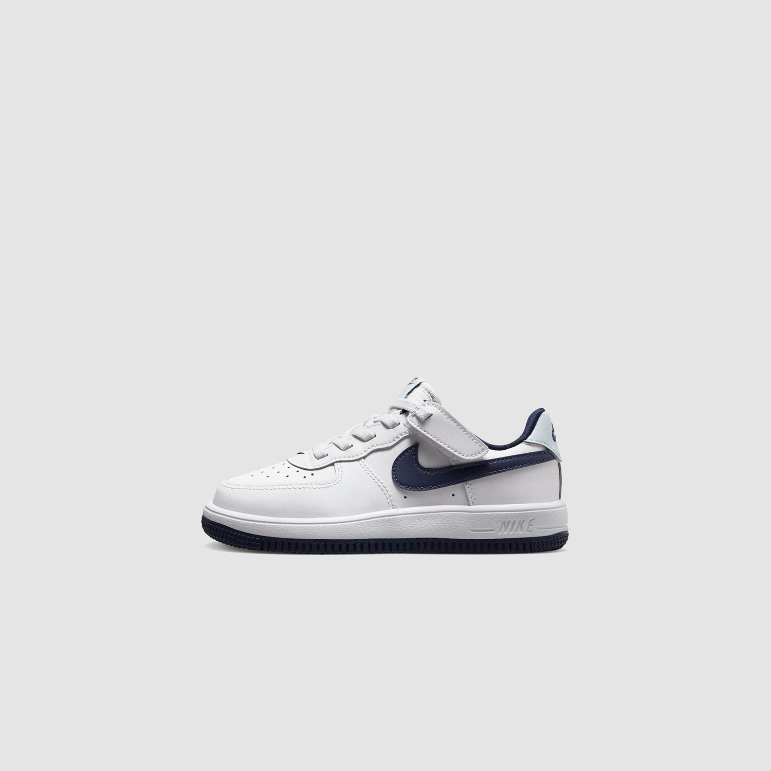 Nike Force 1 Easyon White / Midnight Navy - Football Grey 