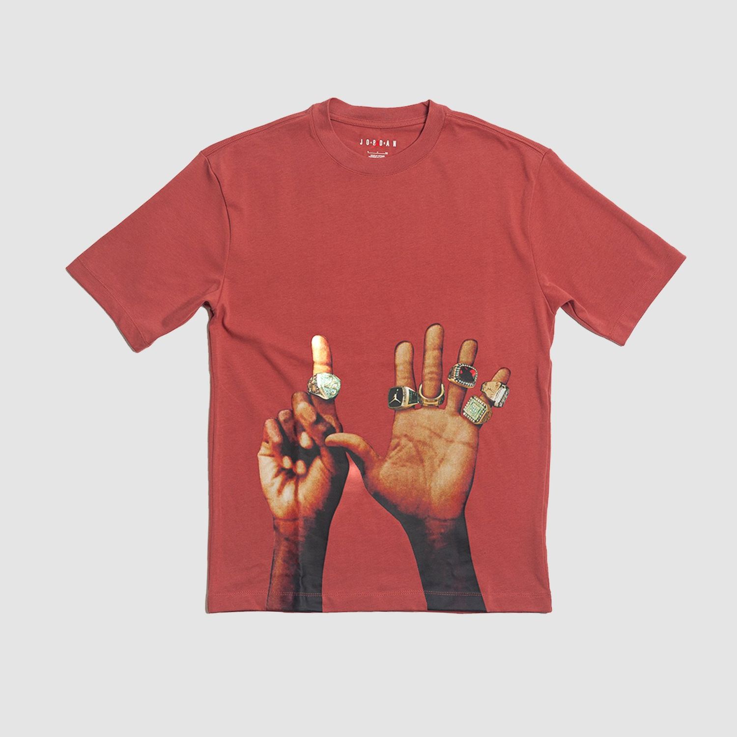 "6 Rings" T-Shirt Red 