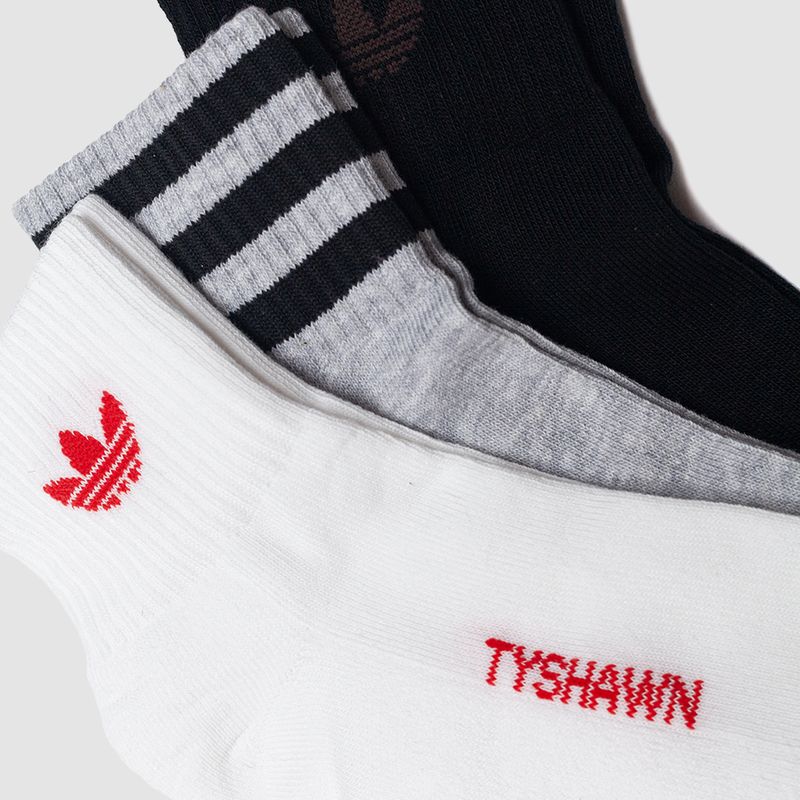 Tyshawn Socks White/Grey/Black