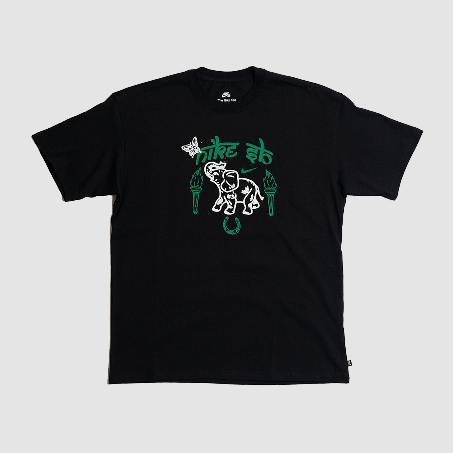 "Elephant" T-Shirt Black 