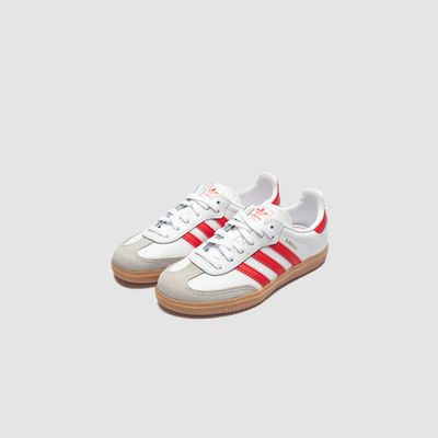 Adidas Samba OG White/Red (PS)