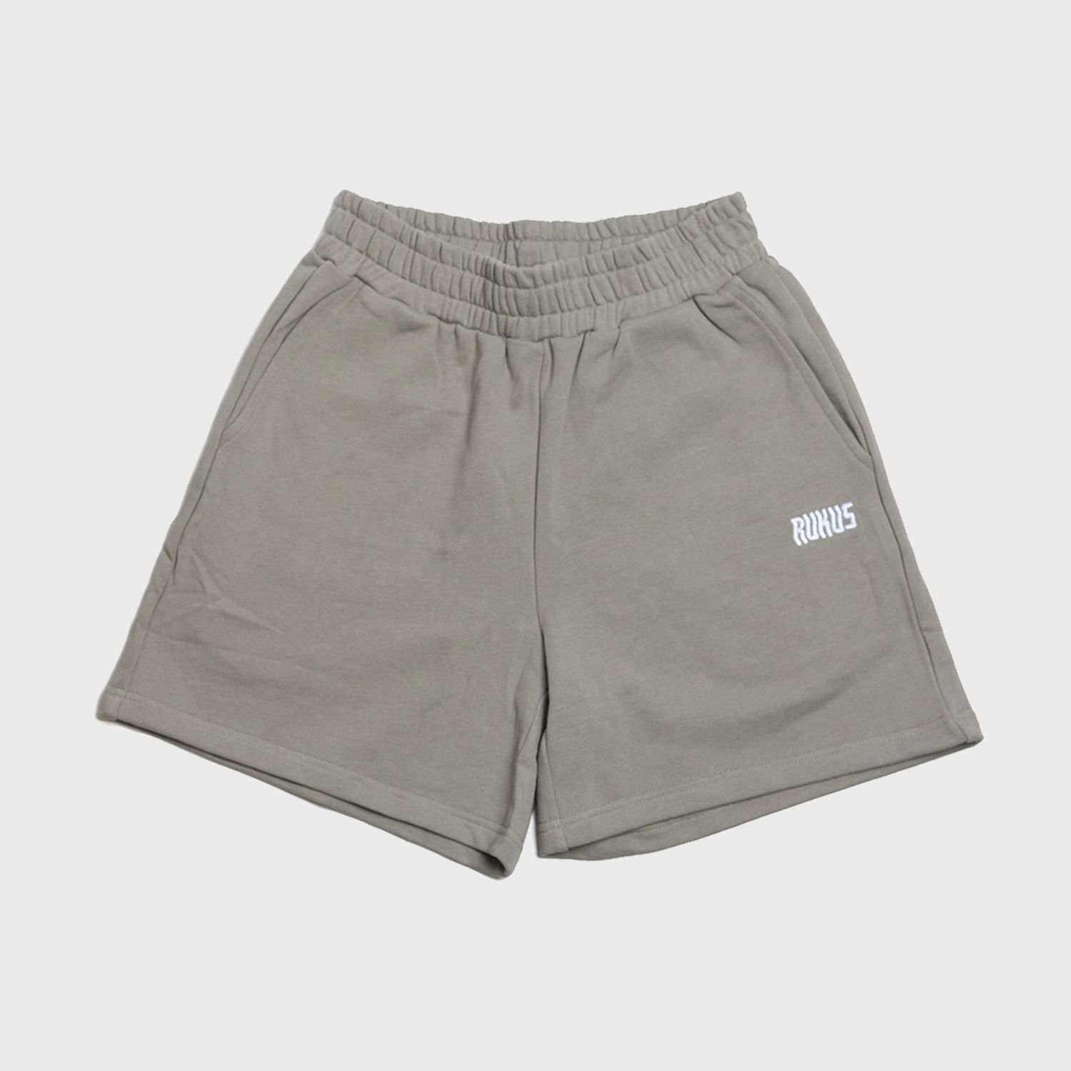Wavy Logo Sweatshort Grey