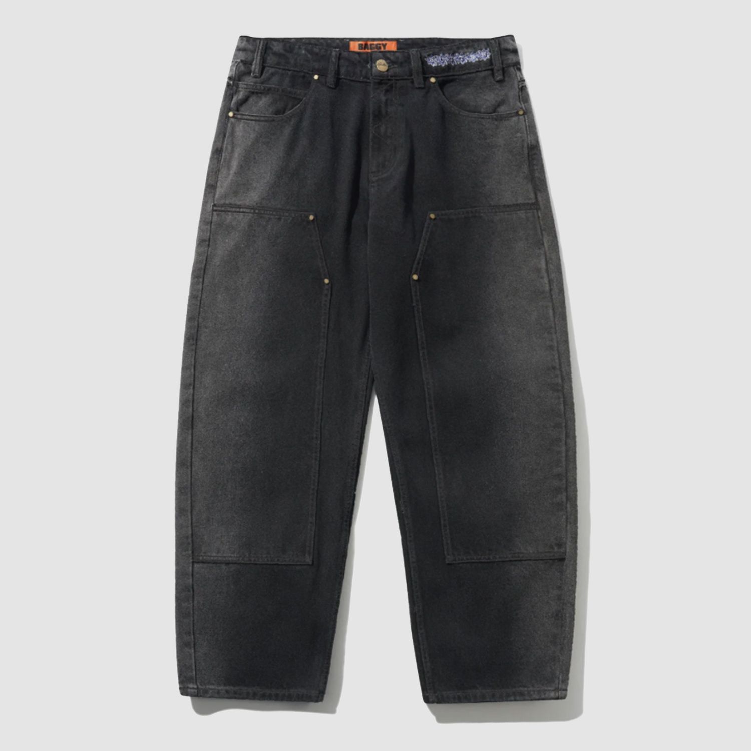 Bronco Denim Jeans Washed Black