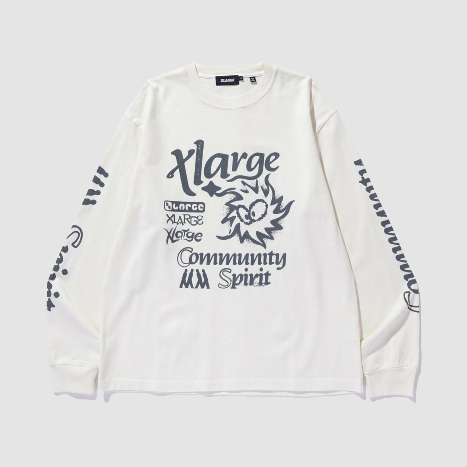 Community Spirit L/S Tee Off White