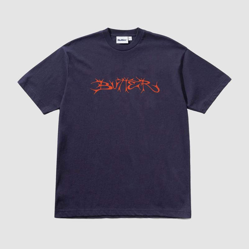 Scrawling Tee Navy 