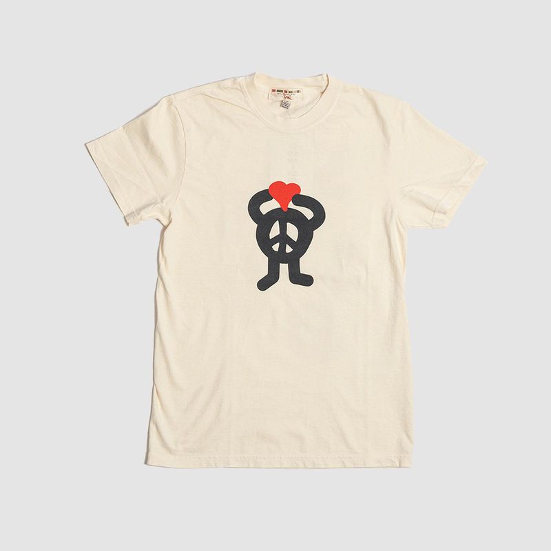 Men's One Heart Tee Off White 