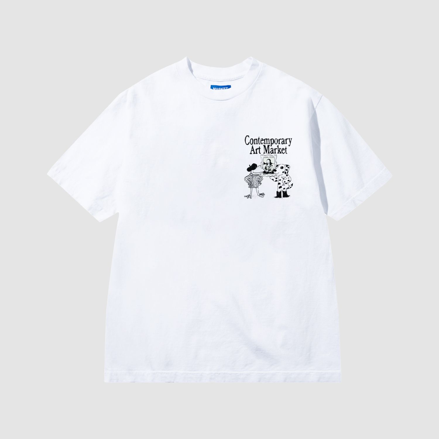 Smiley Museum (UV) T-Shirt White