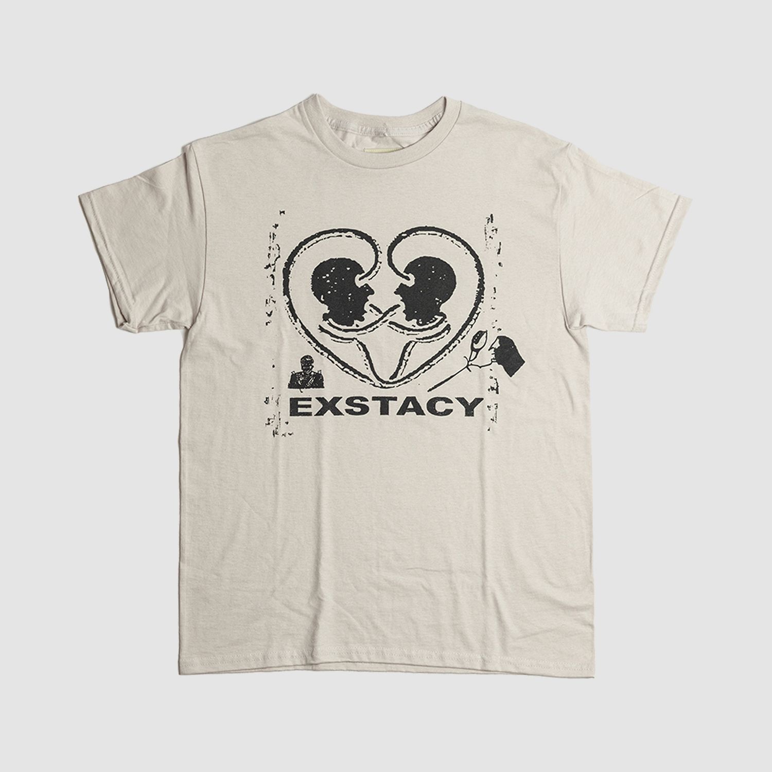 Love Circle S/S Tee Charcoal Grey