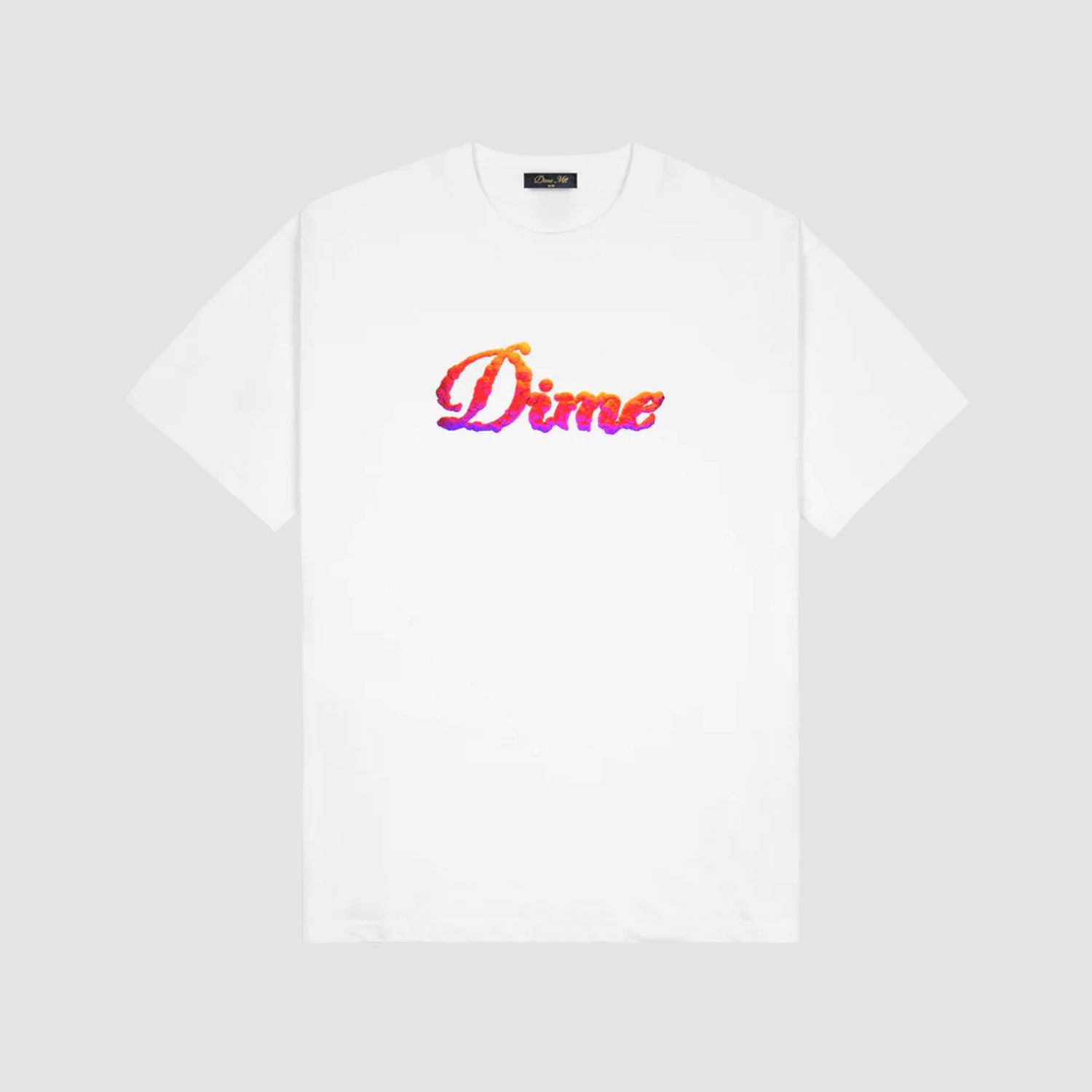 Cursive Cloud Tee White