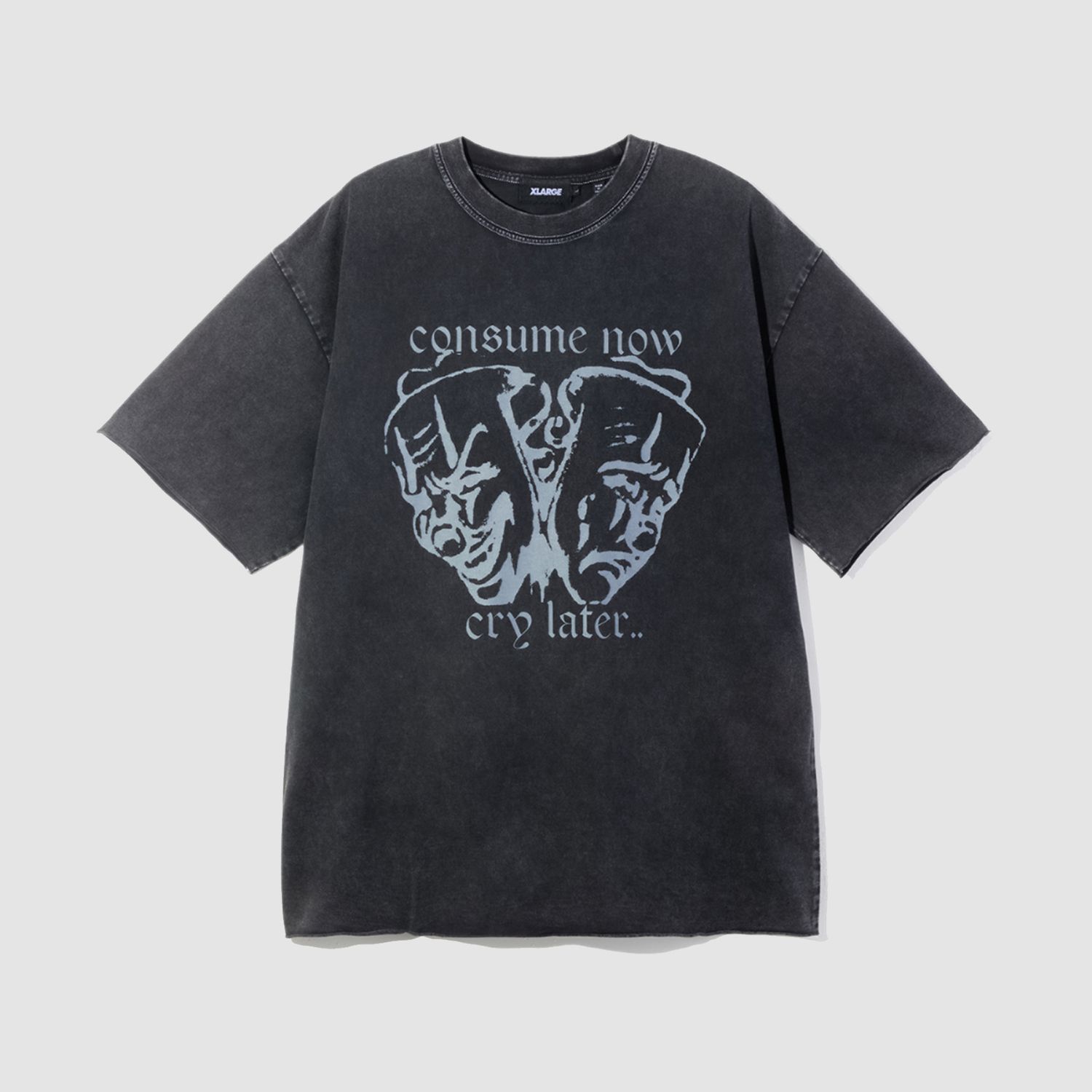 Cry Later Tee Charcoal