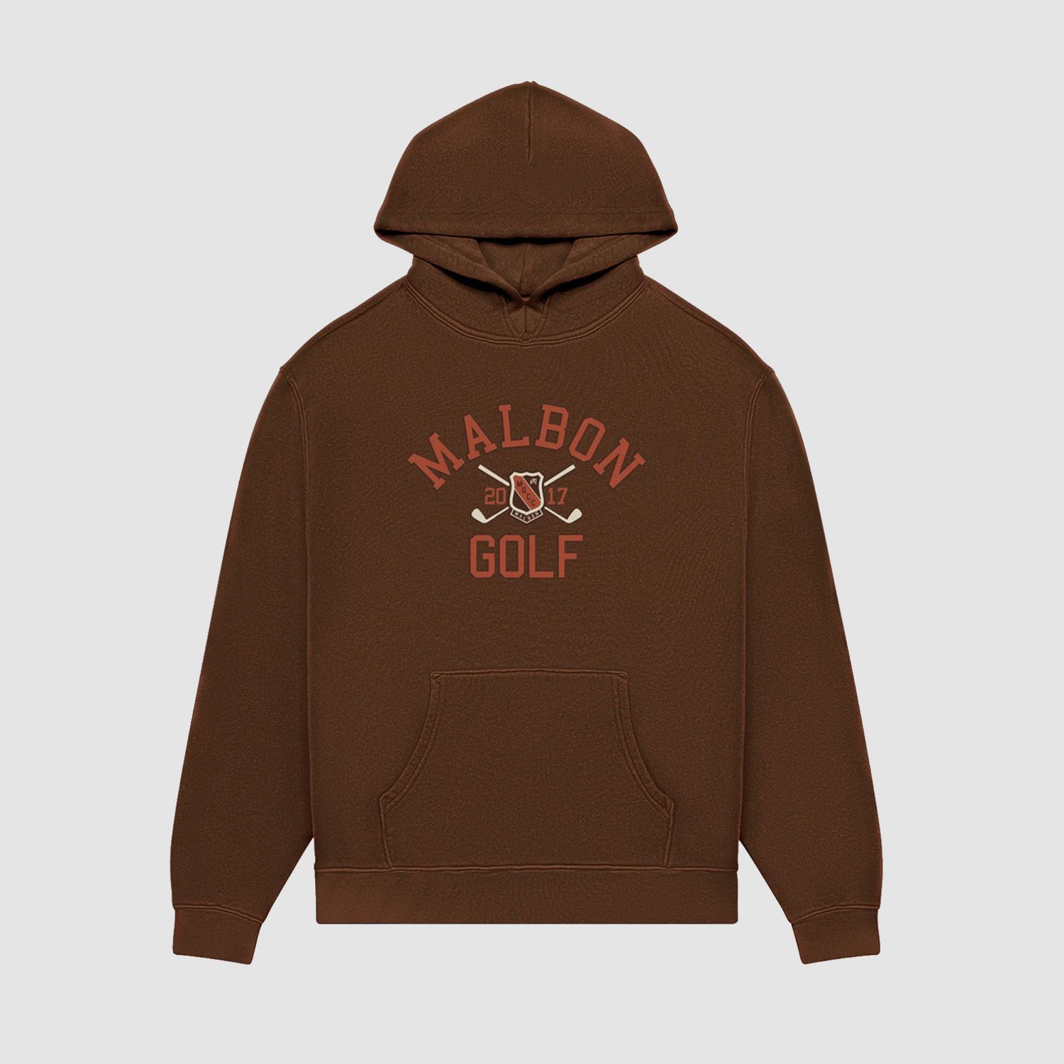 Fesque Crest Hoodie Brown 