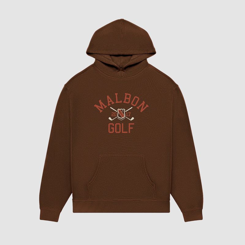 Fesque Crest Hoodie Brown 