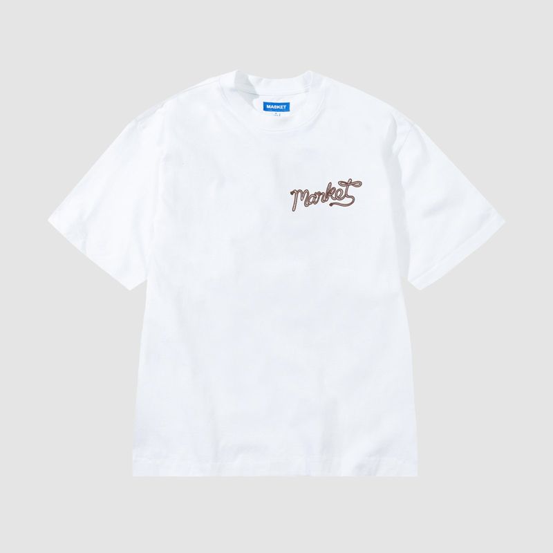 Lasso Lock Up Tee White