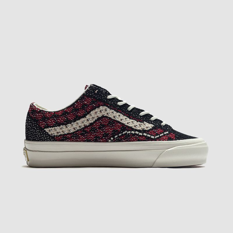 LX Old Skool 36 Ek Geo Check Bordeaux