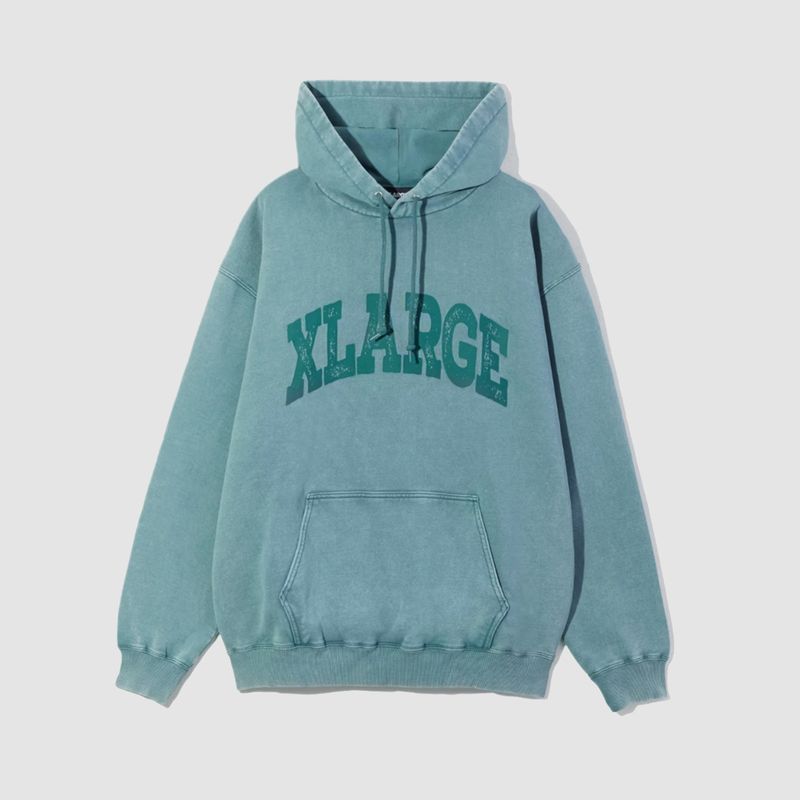 Dyed Collage Hoodie Green
