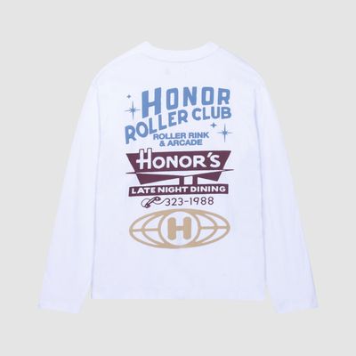 Late Night Dining Tee White