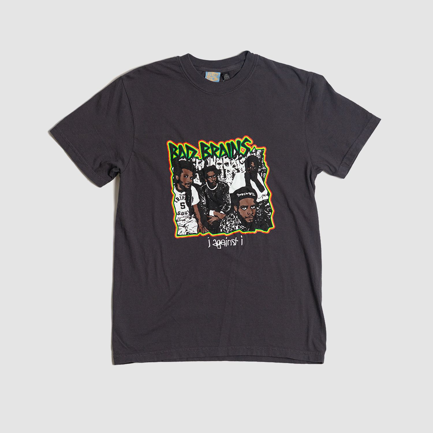 "Brain Bad" Tee Washed Black