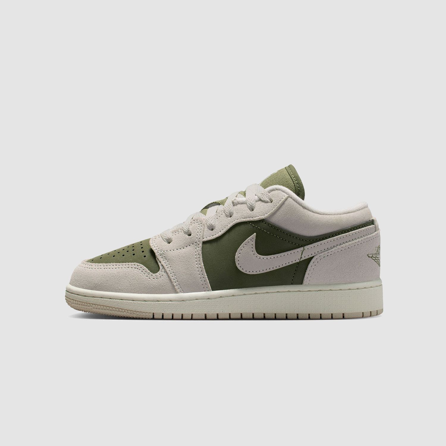 AJ1 Low SE (GS) Medium Olive/Lt Orewood