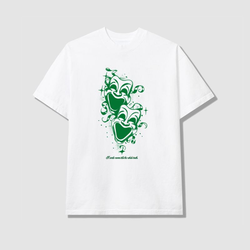 "Sonrisa" Tee White