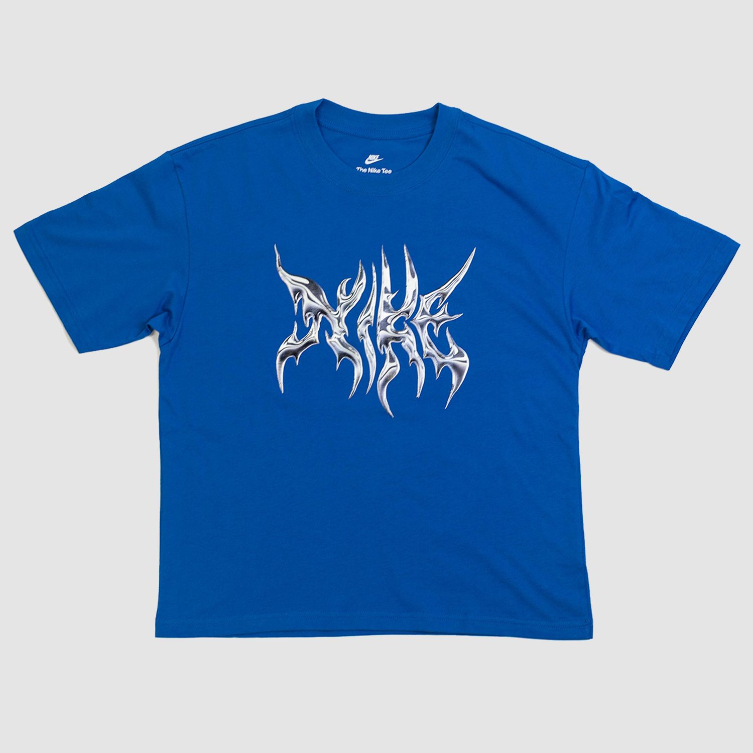 "Liquid Metal" T-Shirt Blue
