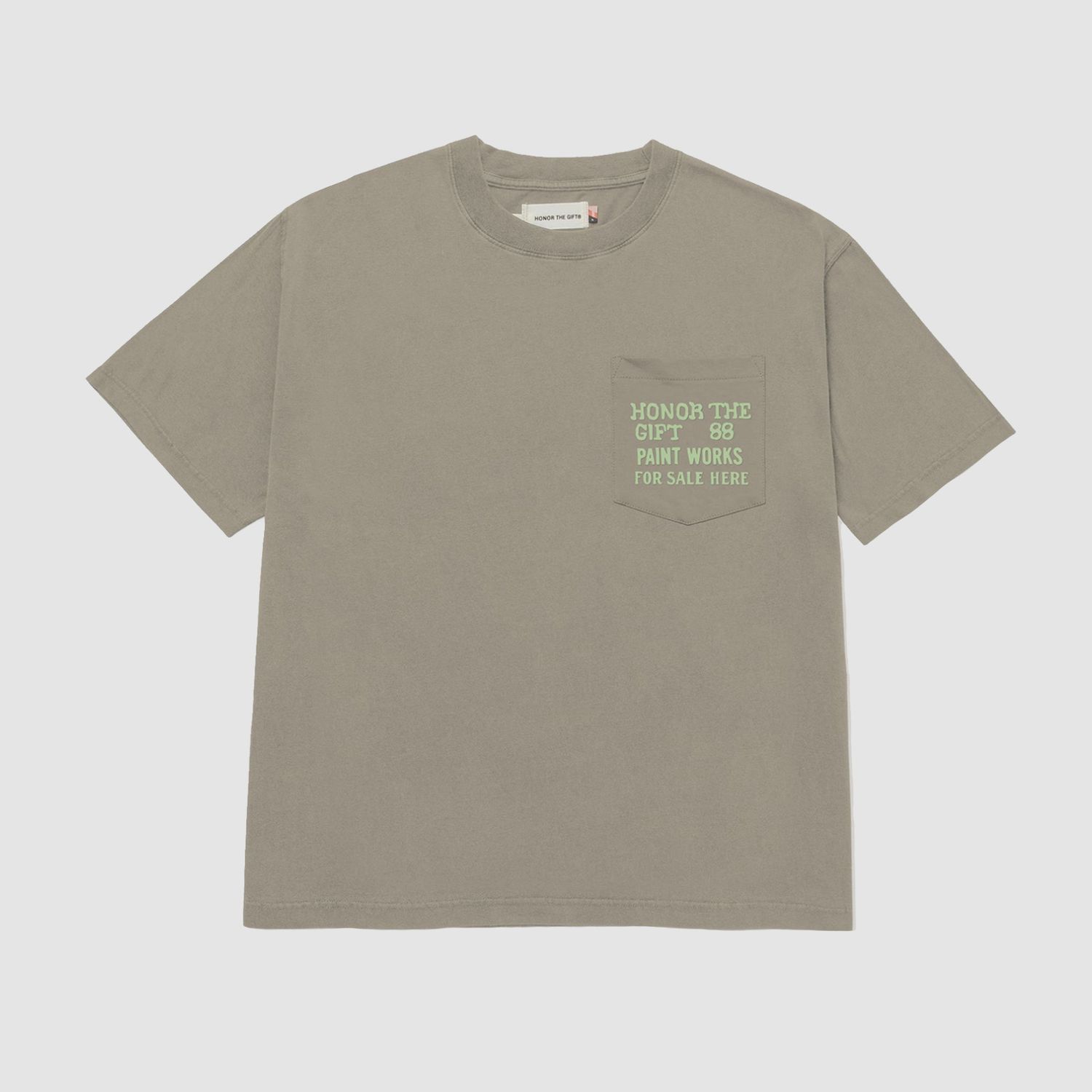 Paint Works Tee Taupe