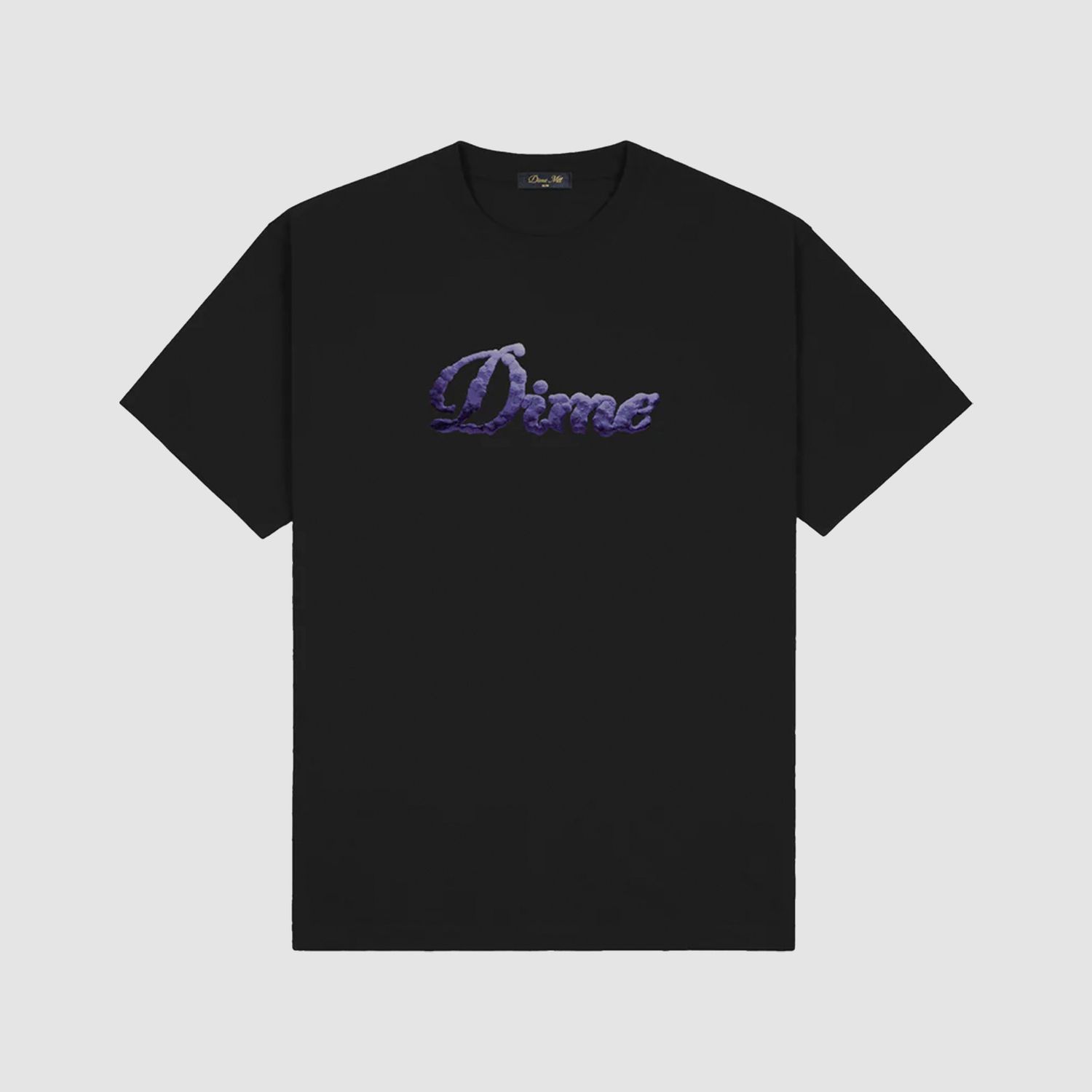 Cursive Cloud Tee Black
