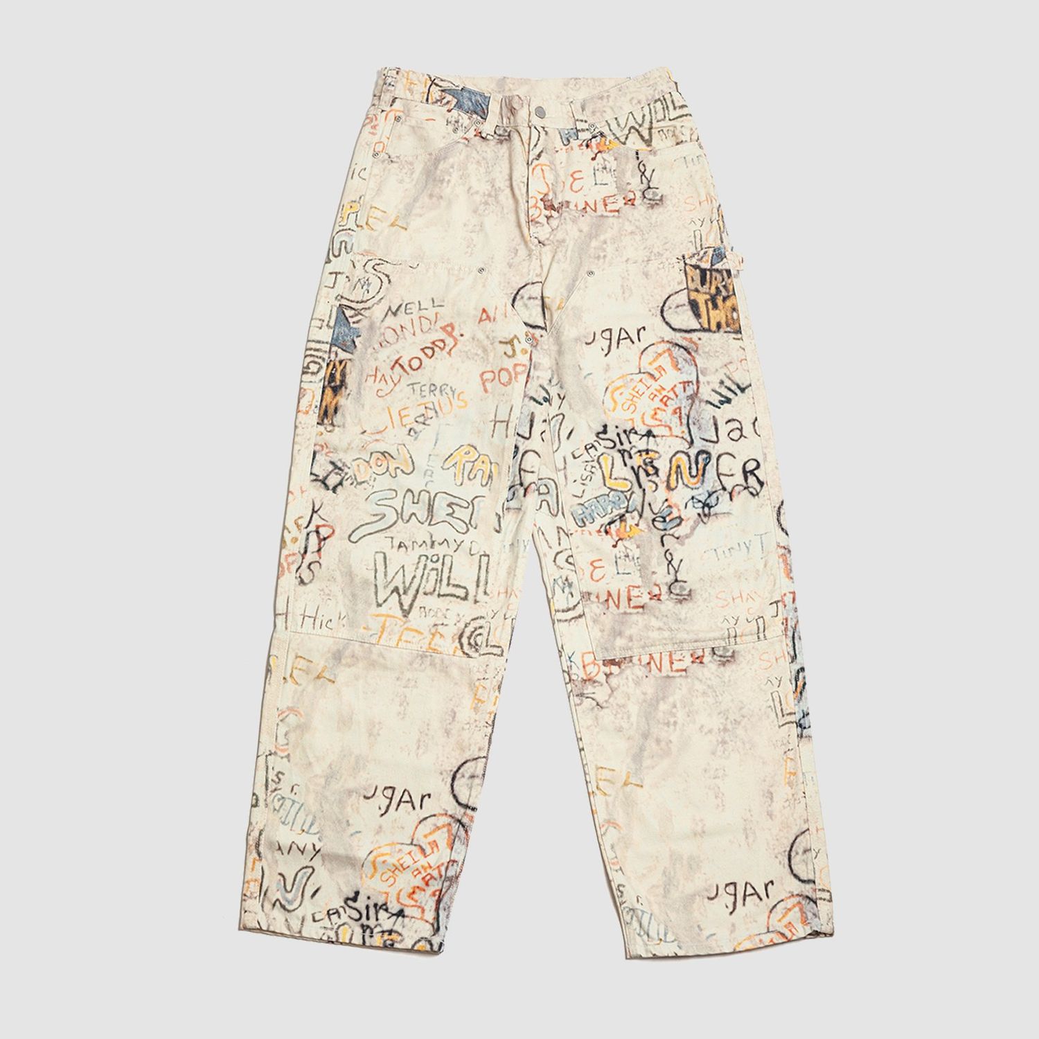 "Graffiti" Carpenter Pant Legend Light Brown