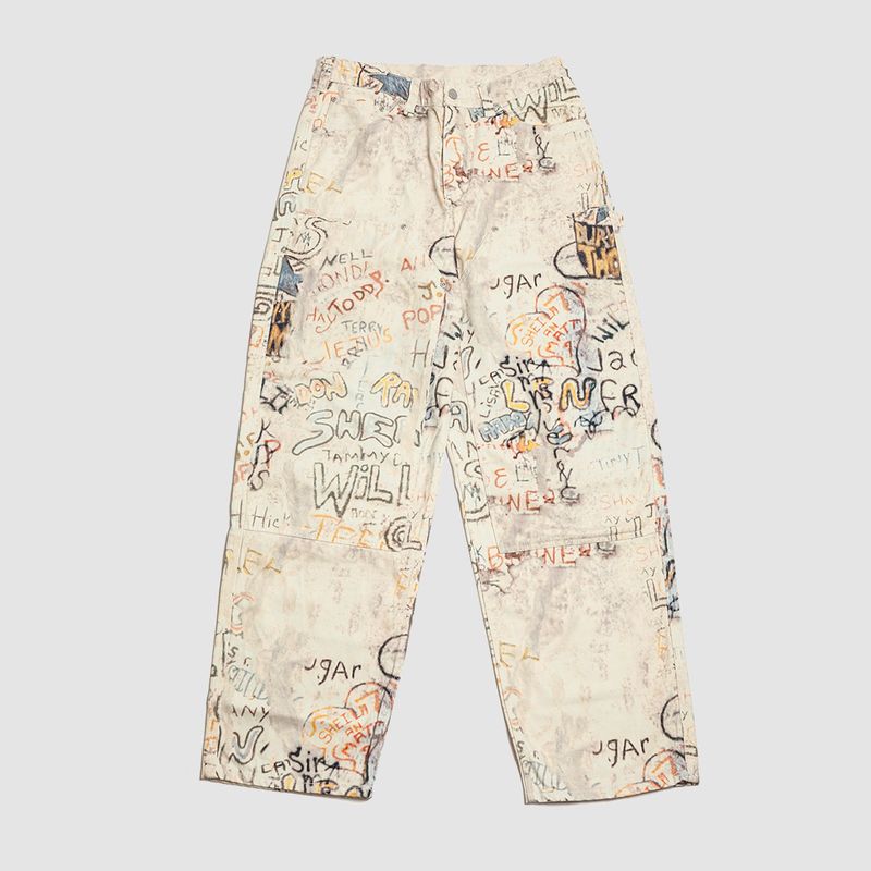 "Graffiti" Carpenter Pant Legend Light Brown