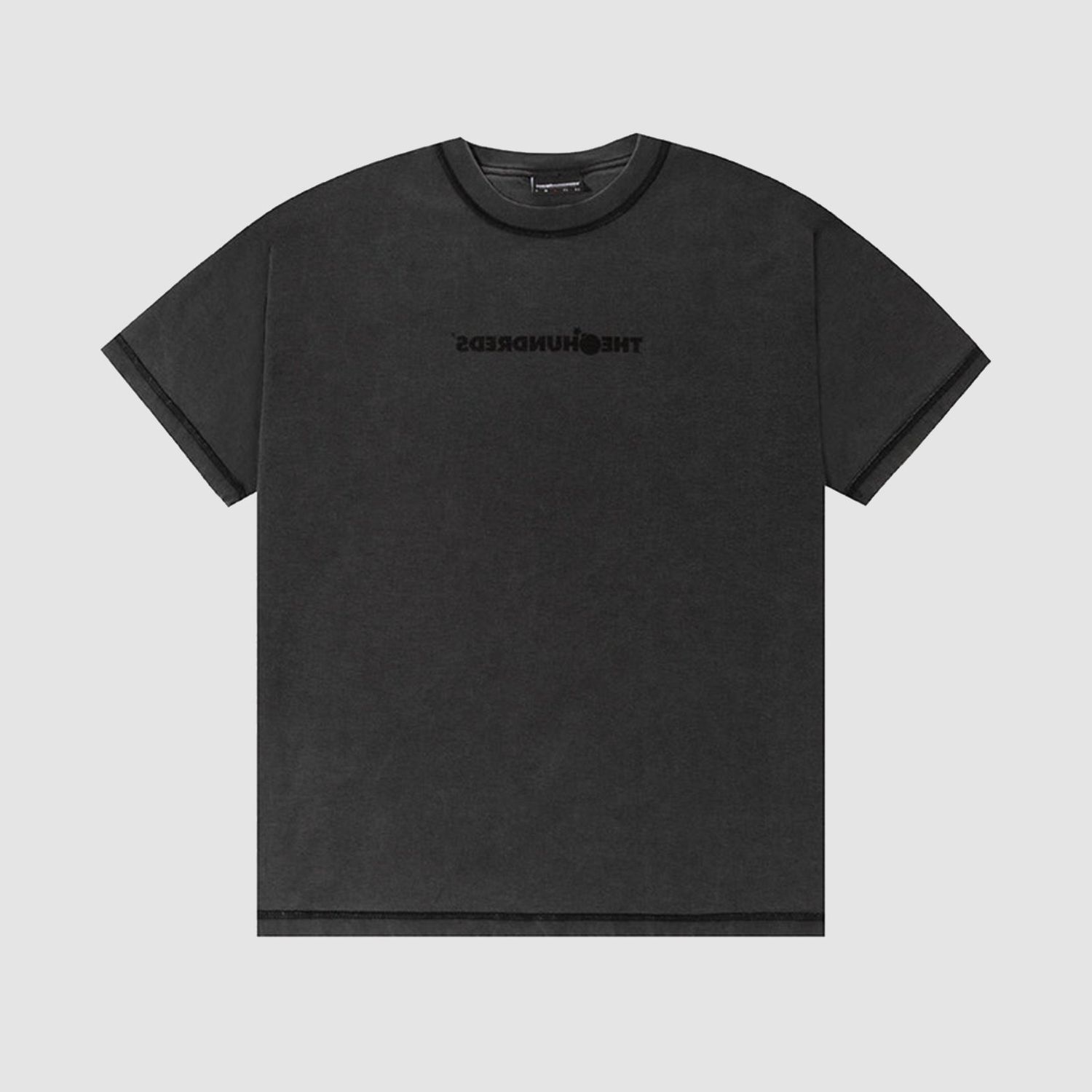 Reverse Bar Tee Washed Black