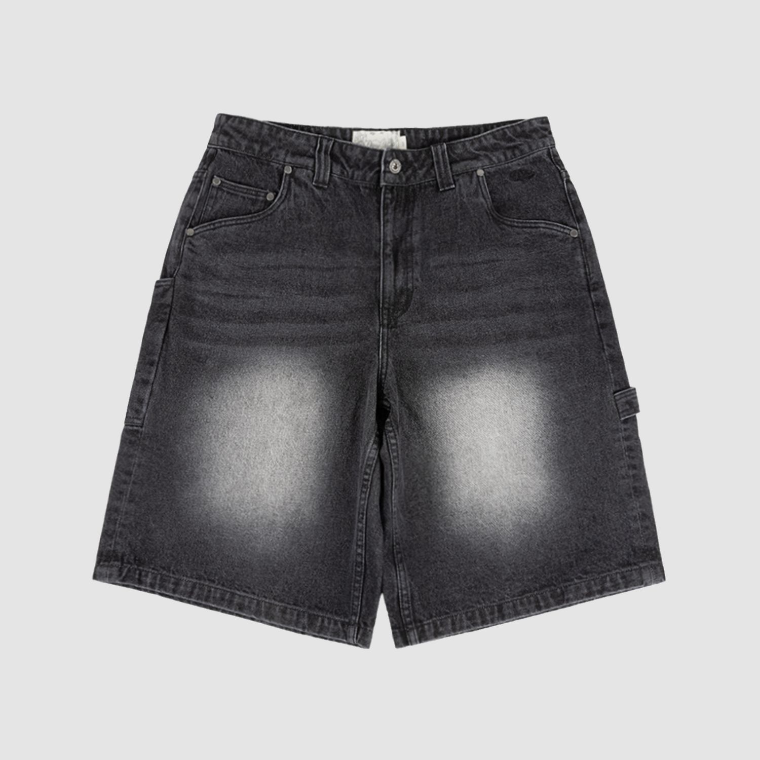 Classic Denim Shorts Sandblasted Black