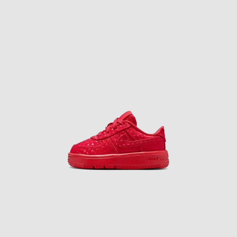 Force 1 Low V Lace (TD) University Red/University Red