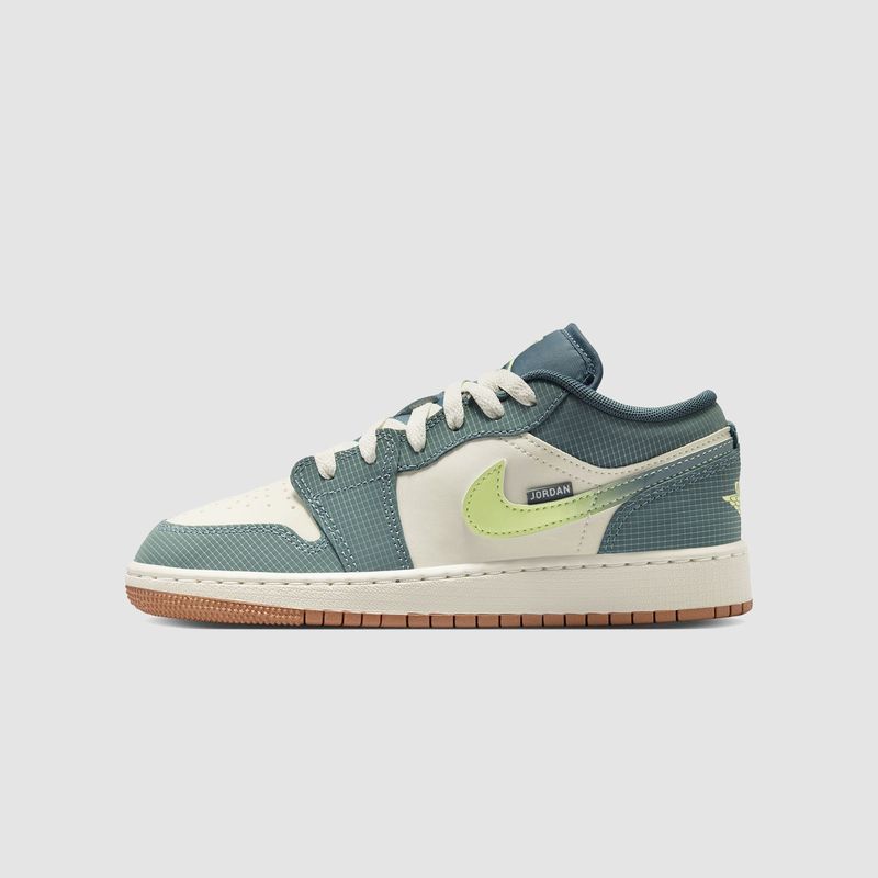 Jordan 1 Mid Low SE(GS) Sea Glass/ LT Lemon Twist 