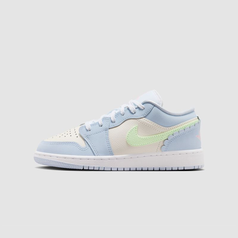 Jordan 1 Low SE(GS) Half Blue/Vapor Green/Sail