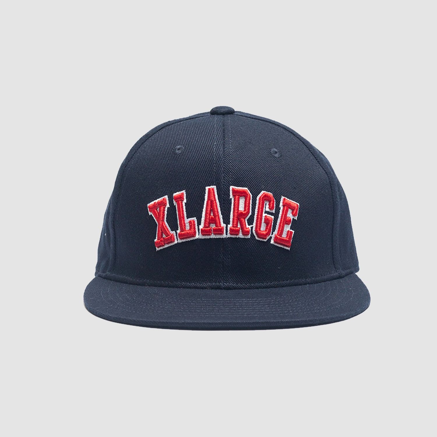 Round Logo Snapback Cap Navy