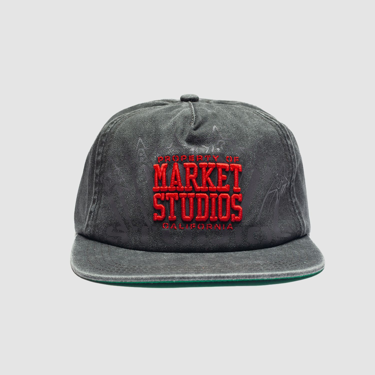 Locally Respected 5-Panel Hat Black