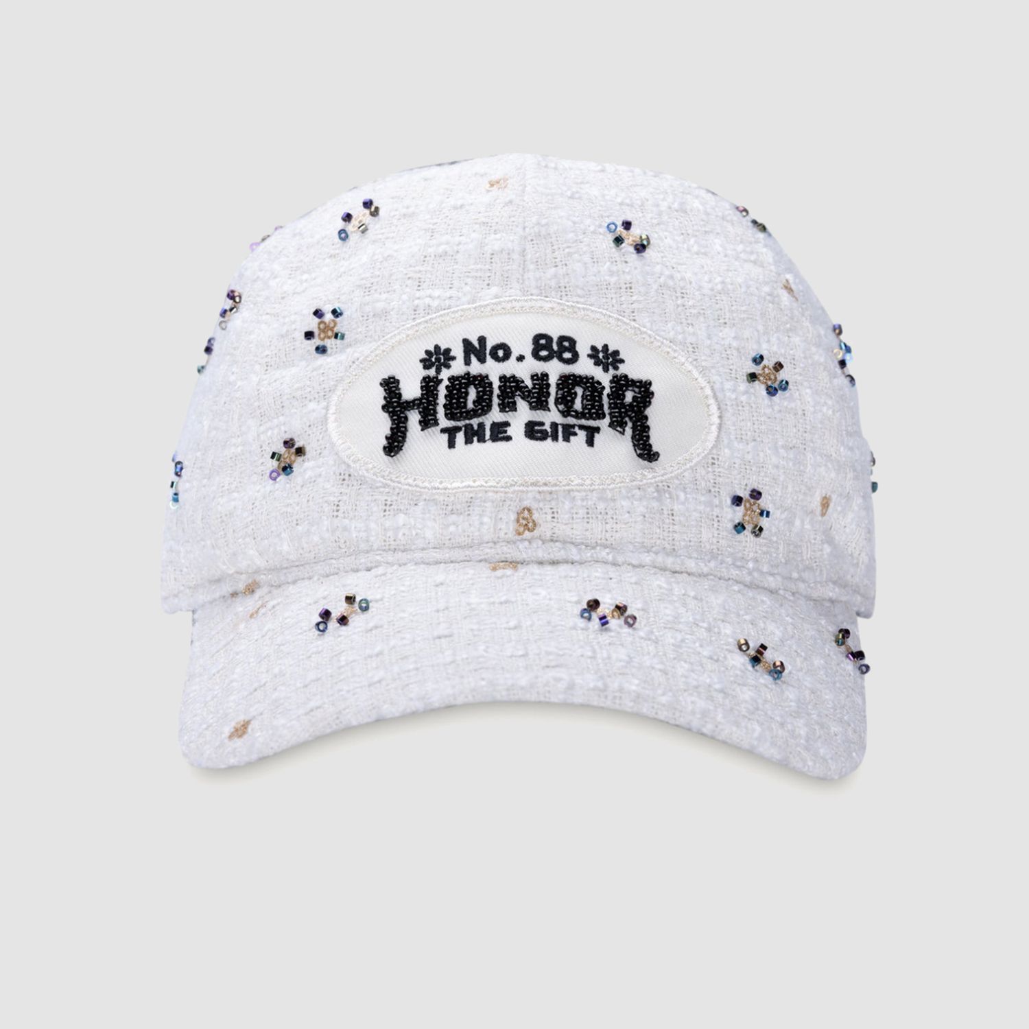 Beaded 6 Panel Cap Bone