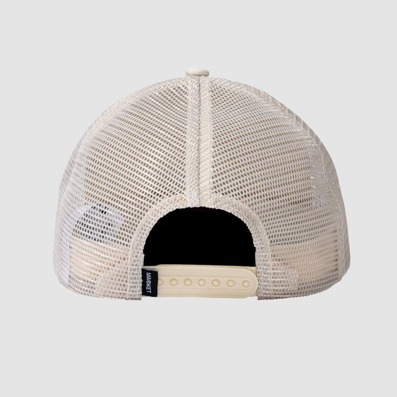Doubles Cherries Trucker Hat Unbleached Cotton