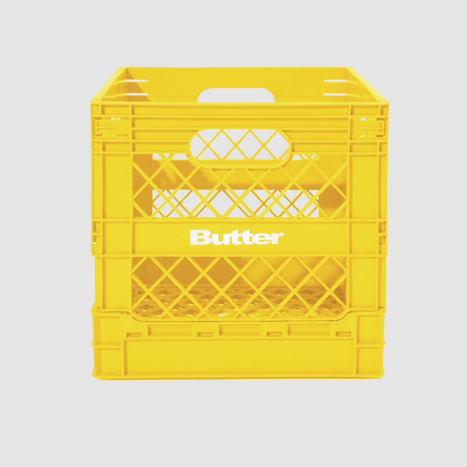 Record Crate Yellow