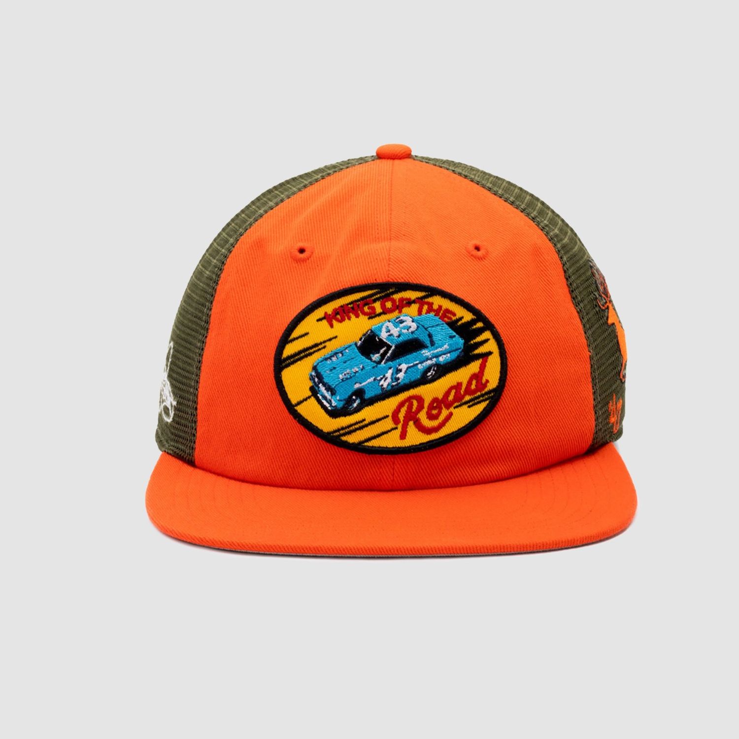 Richard Petty '47 Captain Trucker Snapback Orange