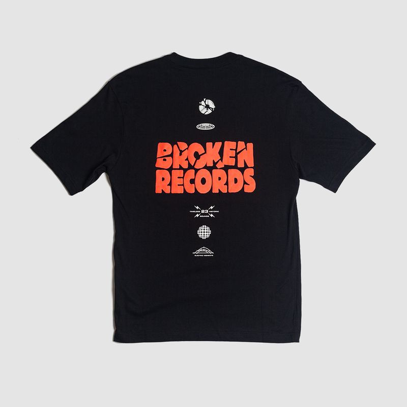 Broken Records T-Shirt Black