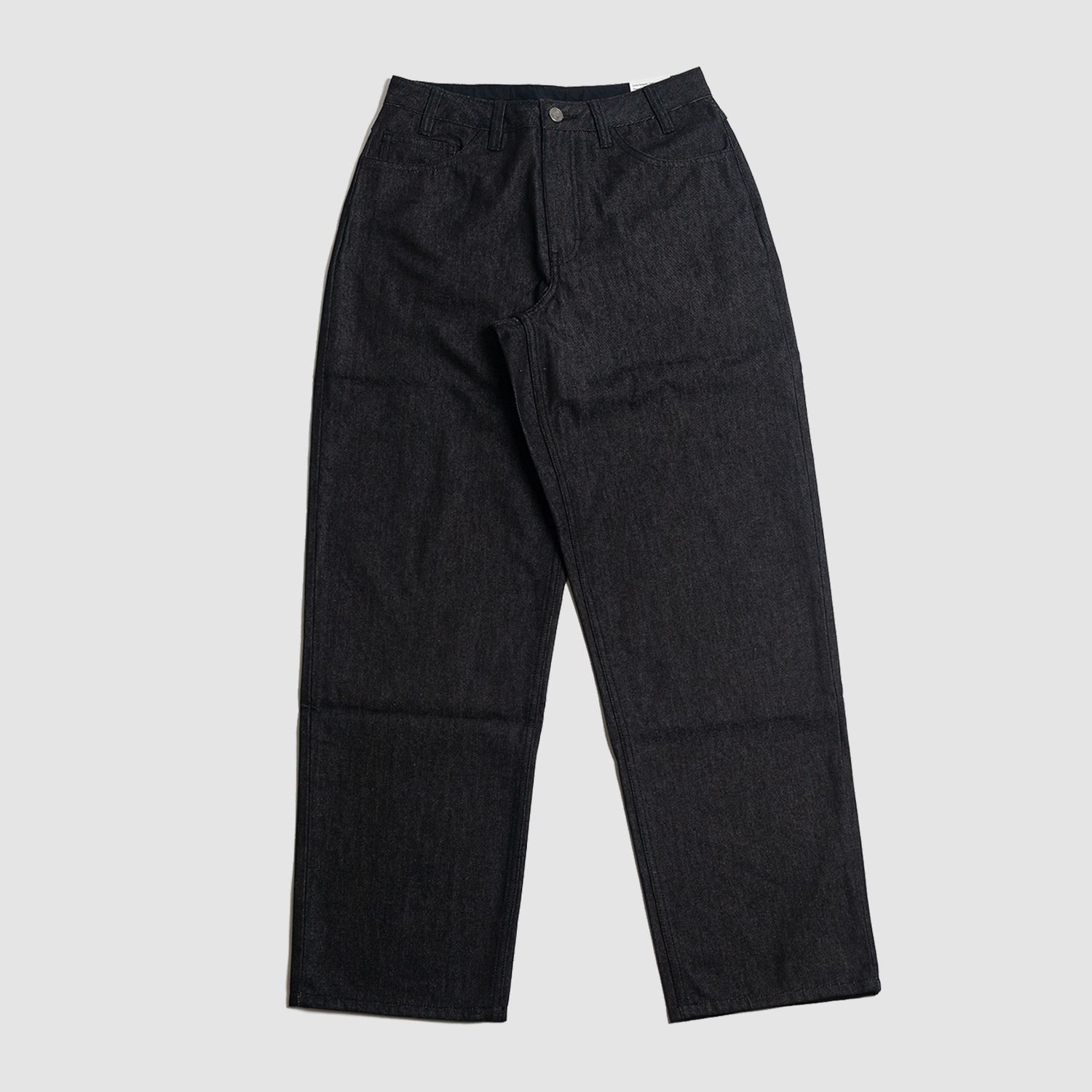 Loose Denim Skate Pants Black