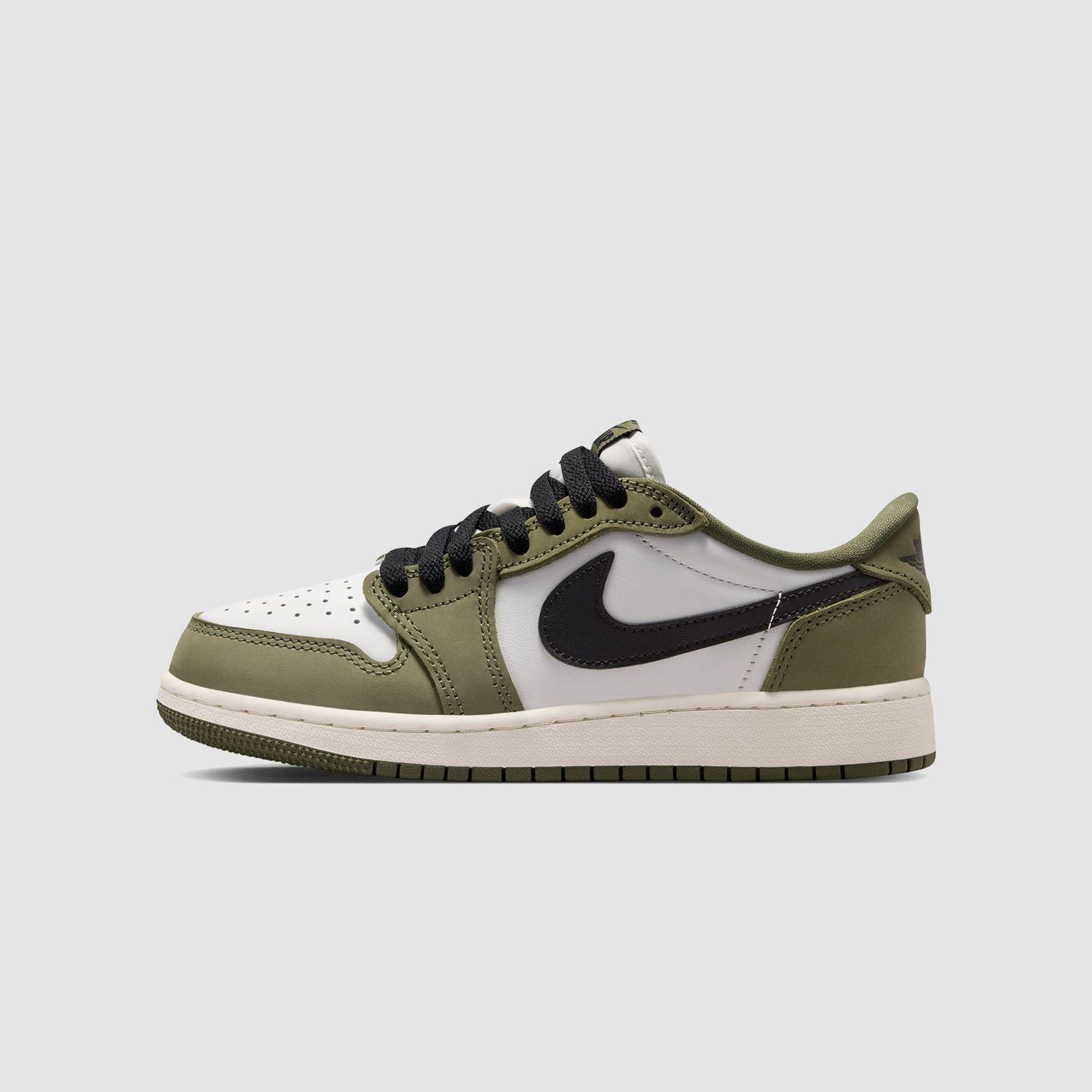 AJ1 Low OG Medium Olive and Summit White (GS)