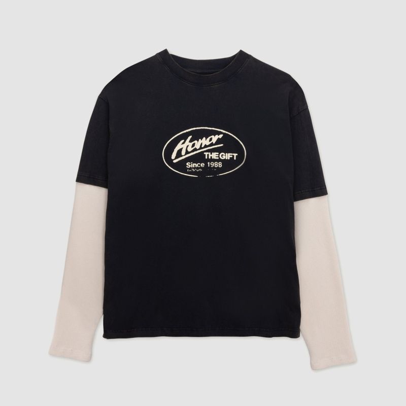 Just be L/S Tee Black