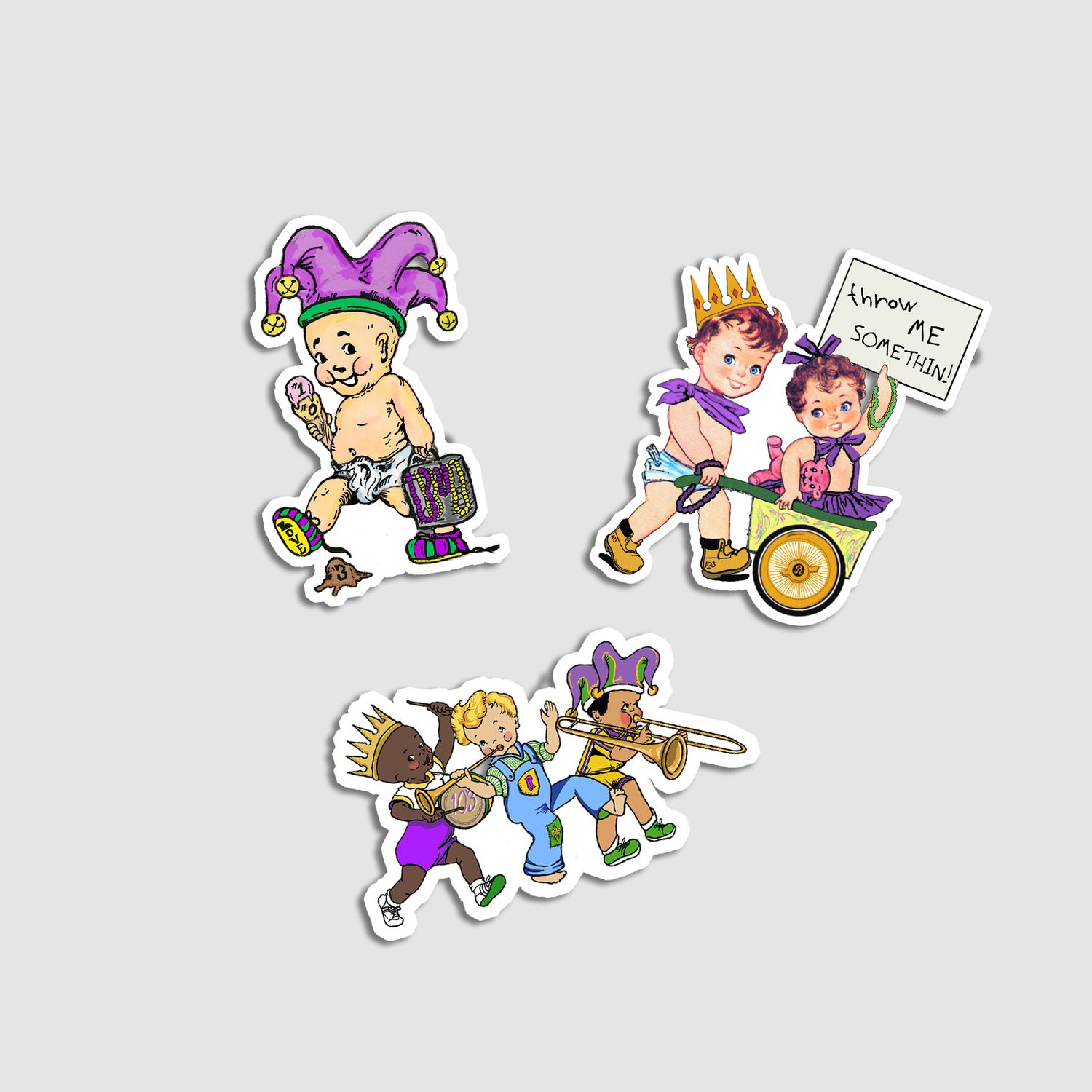 Mardi Gras Sticker Pack