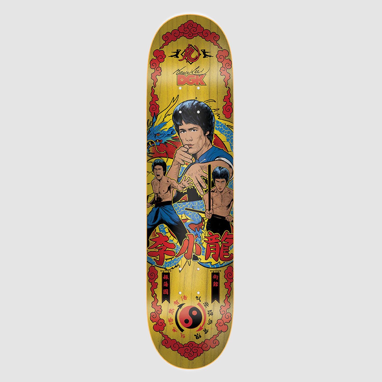 DGK x Bruce Lee Fury Deck 8.1