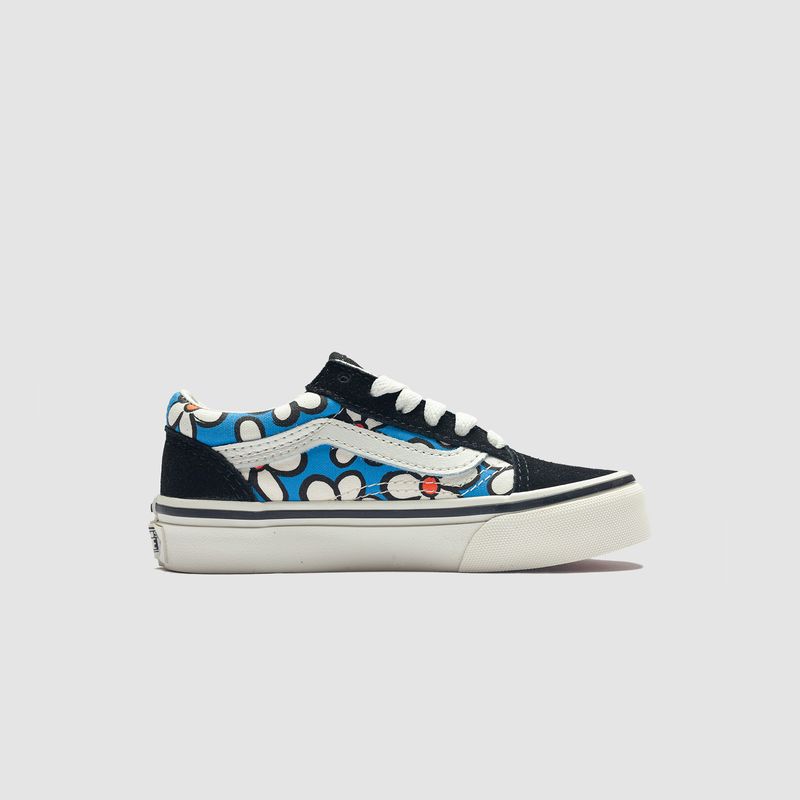 Old Skool V Painted Floral/Bright Azure (PS)