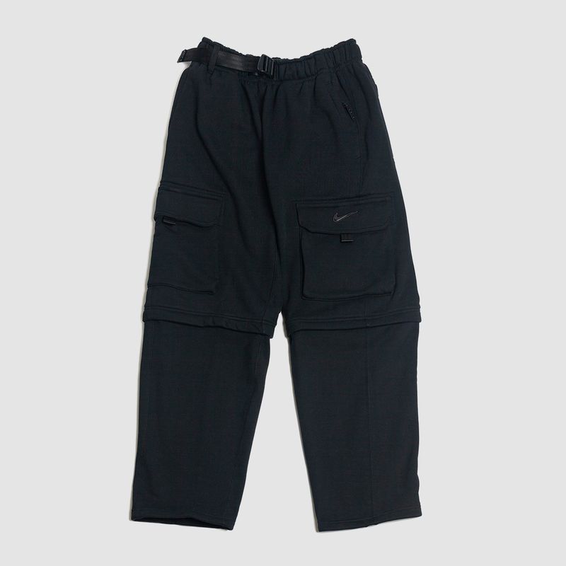 Ishod Cargo Convertible Sweatpants Black